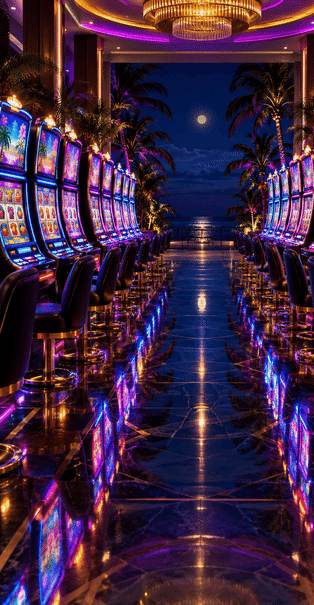 Ilustrasi mesin slot online